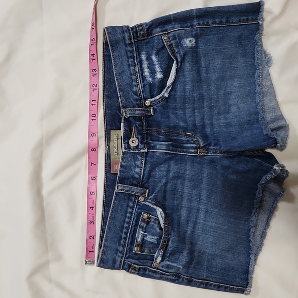 Old Navy Distressed Ultra Low Waist Shorts - Picture 6 of 7